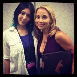 Size: 1024x1024 | Tagged: safe, derpibooru import, human, irl, irl human, photo, tara strong, voice actor