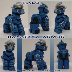 Size: 550x550 | Tagged: safe, derpibooru import, custom, halo (series), irl, photo, spartan, toy