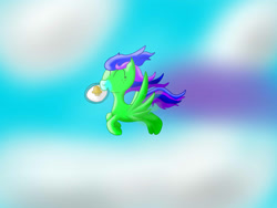 Size: 1600x1200 | Tagged: safe, artist:flashiest lightning, oc, oc only, pegasus, pony, muffin, seasonal weather