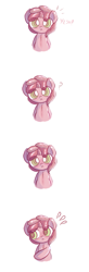 Size: 475x1450 | Tagged: safe, artist:haute-claire, ruby pinch, pony, unicorn, cute, female, filly, horn, shy, two toned mane, two toned tail