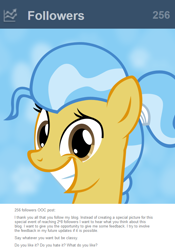 Size: 600x855 | Tagged: safe, artist:adiwan, derpibooru import, doctor fauna, ask, ask the vet pony, feedback, smiling, thank you, tumblr