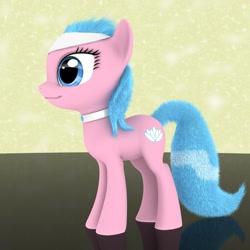 Size: 1280x1280 | Tagged: safe, artist:veryoldbrony, derpibooru import, aloe, 3d, hair