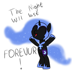 Size: 1024x1024 | Tagged: safe, artist:greeny-nyte, derpibooru import, nightmare moon, cute, filly, moonabetes, nightmare woon, solo