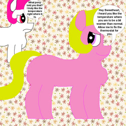 Size: 900x900 | Tagged: safe, artist:masteryubel, derpibooru import, starlight, sweetheart, g1, my little pony tales, discorded