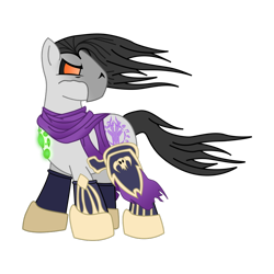 Size: 900x900 | Tagged: safe, artist:shadyhorseman, derpibooru import, darksiders, ponified, solo