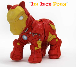 Size: 528x464 | Tagged: safe, derpibooru import, custom, irl, iron man, photo, toy