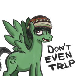 Size: 777x777 | Tagged: safe, artist:jackleapp, derpibooru import, oc, oc only, oc:derpy grooves, pegasus, pony, drugs, marijuana, solo