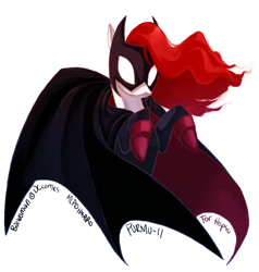 Size: 1221x1280 | Tagged: safe, artist:purmu, derpibooru import, batwoman, dc comics, ponified