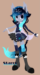 Size: 395x750 | Tagged: safe, artist:snow angel, oc, oc only, oc:starry, equestria girls, equestria girls-ified, solo