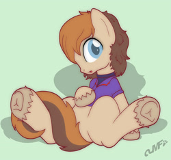 Size: 1500x1406 | Tagged: safe, artist:miniferu, oc, oc only, earth pony, pony, base used, ponysona, sit pony base, solo