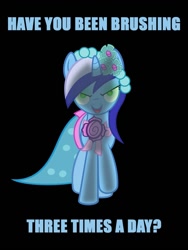 Size: 900x1200 | Tagged: safe, artist:flutterguy317, minuette, zombie pony, a canterlot wedding, black background, brushie brushie, simple background, vector