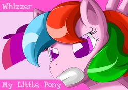 Size: 1200x849 | Tagged: safe, artist:emeraldpony, whizzer, pegasus, pony, twinkle eyed pony, g1, female, mare, my little pony, simple background, solo, text