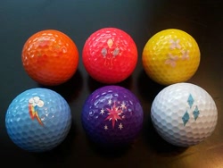 Size: 500x375 | Tagged: safe, craft, custom, cutie mark, ebay, golf ball, irl, merchandise, photo