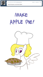 Size: 728x1280 | Tagged: safe, artist:willdrawforfood1, surprise, g1, ask surprise, g1 to g4, generation leap, pie