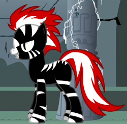 Size: 451x441 | Tagged: safe, artist:jin-ghi-lives, oc, oc only, pony, pony creator, 9000 hours in pony creator, avatar, edgy, familiar, male, renmaru, solo, stallion