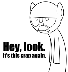 Size: 562x600 | Tagged: safe, grumpy, grumpypone, reaction image, simple background, white background