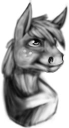 Size: 364x675 | Tagged: safe, artist:tempusfidgets, big macintosh, earth pony, pony, bust, male, monochrome, solo, stallion