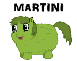 Size: 1632x1300 | Tagged: safe, earth pony, fluffy pony, pony, cute, fluffy, fluffy pony original art, martini, solo