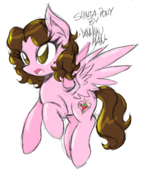 Size: 791x961 | Tagged: safe, artist:danmakuman, oc, oc only, oc:shinta pony, solo