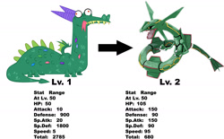 Size: 2133x1325 | Tagged: safe, crackle, dragon, evolution chart, pokémon, ponymon, rayquaza