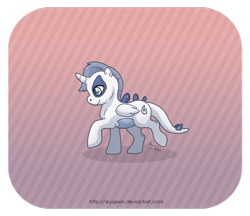 Size: 1024x883 | Tagged: safe, artist:almairis, derpibooru import, alicorn, pony, abstract background, crossover, lugia, pokémon, ponymon, solo