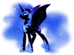 Size: 1437x1065 | Tagged: dead source, safe, artist:shufflestripes, derpibooru import, nightmare moon, solo