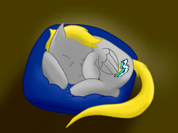 Size: 1600x1200 | Tagged: safe, artist:flashiest lightning, oc, oc only, pegasus, pony, pillow, sleeping