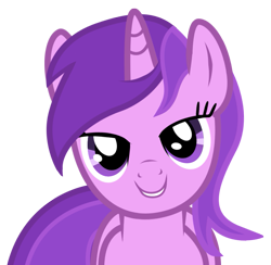 Size: 849x828 | Tagged: dead source, safe, artist:eruvon, derpibooru import, amethyst star, sparkler, bedroom eyes, love face, simple background, transparent background, vector