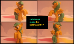 Size: 900x537 | Tagged: safe, artist:balthazar147, derpibooru import, sunshower raindrops, pony, custom, irl, photo, toy