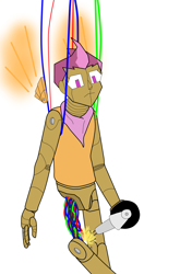 Size: 1085x1648 | Tagged: safe, artist:ac-drawings, artist:mousathe14, scootaloo, humanized, scootabot