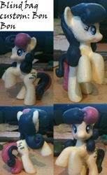 Size: 300x489 | Tagged: safe, artist:leighoflight, derpibooru import, bon bon, sweetie drops, pony, custom, irl, photo, toy