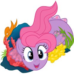 Size: 3000x3000 | Tagged: safe, artist:sunley, derpibooru import, sealight, pony, sea pony, g1, g4, coral, female, g1 to g4, generation leap, high res, mare, simple background, solo, transparent background, vector