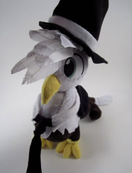 Size: 900x1182 | Tagged: safe, artist:brainbread, derpibooru import, oc, oc only, oc:jackleapp, griffon, griffonsona, irl, musician, photo, plushie