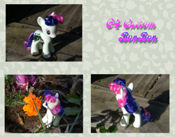 Size: 830x650 | Tagged: safe, artist:phasingirl, derpibooru import, bon bon, sweetie drops, pony, brushable, custom, irl, photo, toy