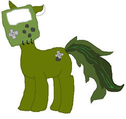 Size: 415x391 | Tagged: safe, artist:pikpik-adoption, derpibooru import, console ponies, game boy, ponified