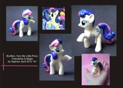 Size: 900x640 | Tagged: safe, artist:singingnight, derpibooru import, bon bon, sweetie drops, pony, custom, irl, photo, toy