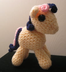 Size: 900x982 | Tagged: safe, artist:acrylicsheep, derpibooru import, bon bon, sweetie drops, pony, irl, photo, plushie