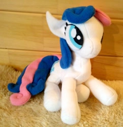 Size: 900x930 | Tagged: safe, artist:dinkydoo723, derpibooru import, bon bon, sweetie drops, irl, photo, plushie