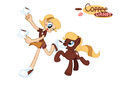 Size: 2000x1455 | Tagged: safe, artist:trinityinyang, derpibooru import, oc, oc only, pony, coffee, converse, human ponidox, humanized