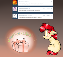 Size: 630x570 | Tagged: safe, derpibooru import, apple bloom, ask, ask appa blume, origin story, present, tumblr