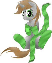 Size: 1024x1234 | Tagged: safe, artist:jetwave, derpibooru import, oc, oc only, oc:littlepip, pony, unicorn, fallout equestria, clothes, fanfic, fanfic art, female, hooves, horn, legs in air, lying down, mare, simple background, socks, solo, transparent background