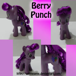 Size: 900x900 | Tagged: safe, artist:animeamy, derpibooru import, berry punch, berryshine, pony, brushable, custom, irl, photo, toy