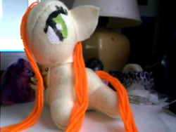 Size: 640x480 | Tagged: safe, artist:musicplush, derpibooru import, carrot top, golden harvest, irl, photo, plushie, quality