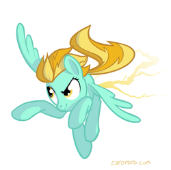 Size: 609x606 | Tagged: safe, artist:naroclie, derpibooru import, lightning dust, wonderbolts academy, solo