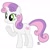 Size: 900x894 | Tagged: safe, artist:glamourkat, sweetie belle, pony, unicorn, female, filly, older, solo