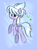 Size: 480x652 | Tagged: safe, artist:jessy, cloudchaser, pegasus, pony, female, mare, purple coat, solo, two toned mane, wings