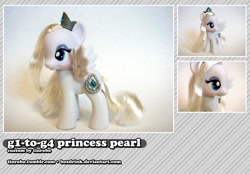 Size: 1024x714 | Tagged: safe, artist:tinrobo, derpibooru import, princess tiffany, pony, g1, custom, g1 to g4, generation leap, irl, photo, princess pearl, solo, toy