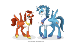 Size: 1280x858 | Tagged: safe, artist:almairis, derpibooru import, brother and sister, duo, female, latias, latios, legendary pokémon, male, mare, pokémon, ponified, ponymon, siblings, simple background, stallion, transparent background