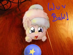 Size: 800x600 | Tagged: safe, earth pony, fluffy pony, pony, ball, cute, fluffy, fluffy pony original art, solo