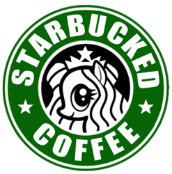 Size: 300x304 | Tagged: artist needed, source needed, safe, derpibooru import, logo, starbucks